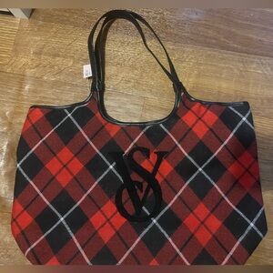Plaid Victorias Secret Bag